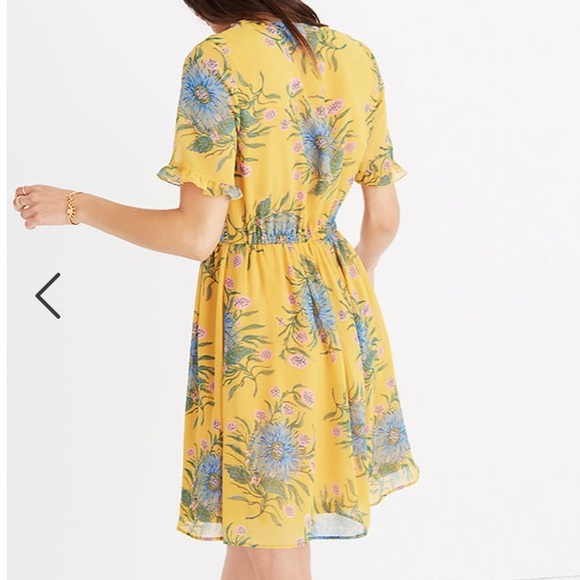 ☀️Madewell | Sweet Grass Ruffle Sleeve Dress | 4 - Picture 13 of 15